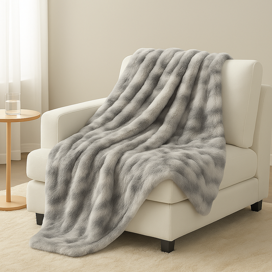 Faux Fur Blanket – Ultra-Soft, 2 Sizes, 3 Colors