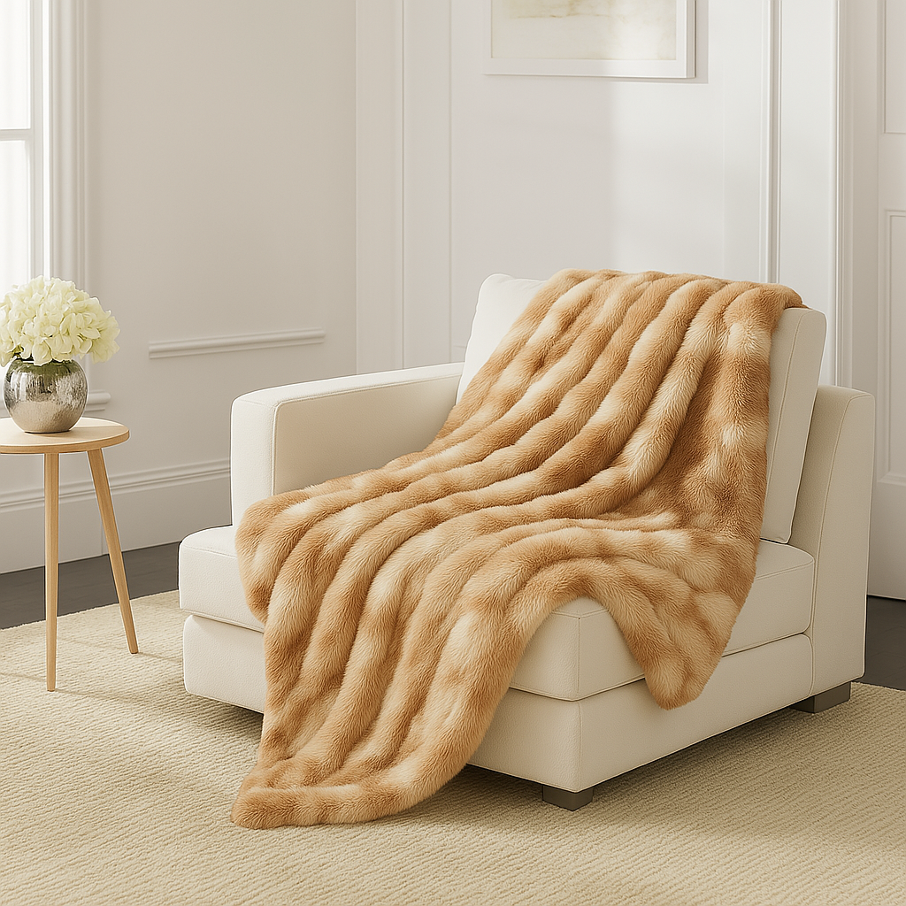 Faux Fur Blanket – Ultra-Soft, 2 Sizes, 3 Colors
