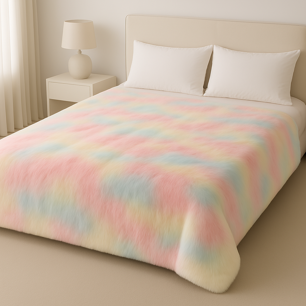 Faux Fur Blanket – Ultra-Soft, 2 Sizes, 3 Colors